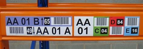 Professional Warehouse Labels Rack And Shelf Labels