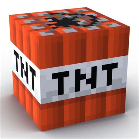 More tnts with only one command block. Minecraft TNT 3d model