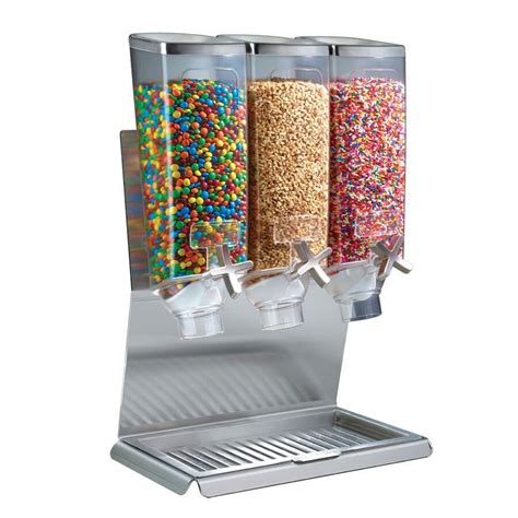 Rosseto Ez51377 Triple 1 Gal Candy Dispenser With Stand 3 Gal