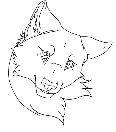 Angry wolf lineart not free to use. Image - Free wolf avatar lineart small by nanarc-d3daptd ...