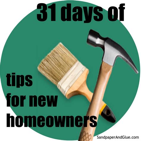 31 Days Challenge New Homeowner Homeowner Home Buying Tips