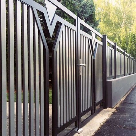 Top 60 Best Modern Fence Ideas - Contemporary Outdoor Designs
