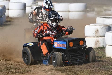 Lawnmower Racing Grows To Become Australian Sport Attracting Hundreds