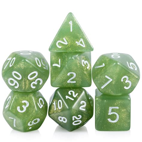Marbled Dice Polyhedral Acrylic Dnd Rpg Mtg Dice Board Or Card Games