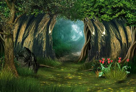 Wild Photo Backdrop Enchanted Forest 8ft Photo Booth Props Nature