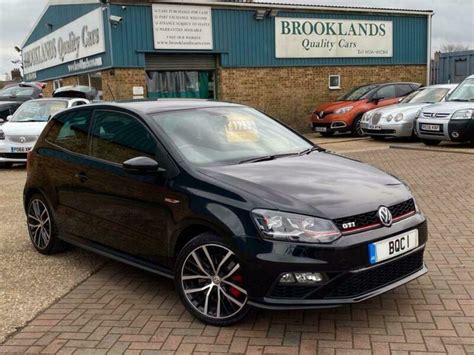 2016 66 Volkswagen Polo 18 Gti 3 Door Deep Black Pearlescent 189 Bhp