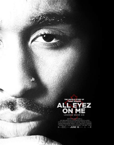 Official All Eyez On Me Poster Captures The Heart Of Tupac Shakur The