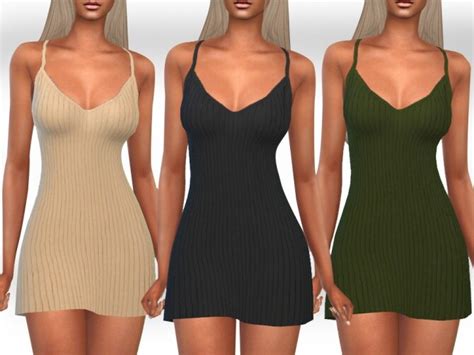 Casual Fit Dresses By Saliwa At Tsr Sims 4 Updates