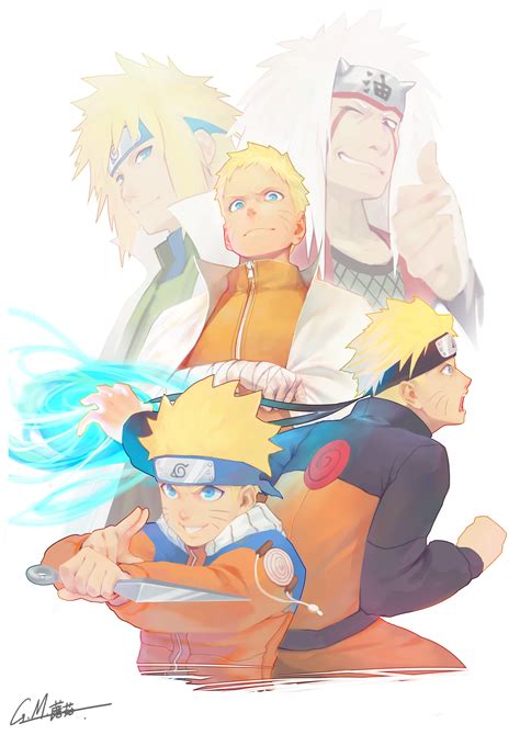Naruto And Jiraiya And Minato