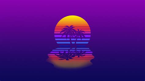 Palm Tree Synthwave Hd Artist 4k Wallpapers Images