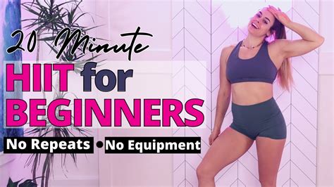 MIN STANDING HIIT Workout For BEGINNERS No Equipment Low Impact Cardio To BURN FAT No
