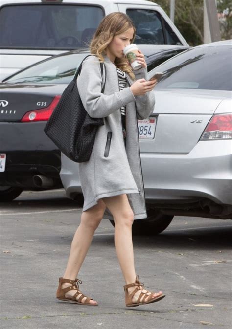 Halston Sage On The Set Of ‘you Get Me In Los Angeles 05102016