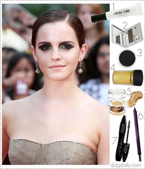 DIY Bold Emma Watson S Smokey Eye Makeup Styleoholic