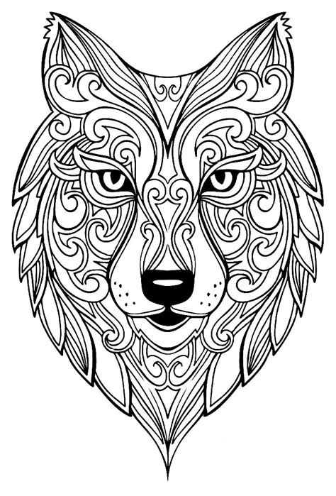 Fenrir, le loup de la mythologie nordique et vikings, lisez cet article pour connaitre toute l'histoire a. 8 Incroyable Coloriage Mandala Loup Images - COLORIAGE
