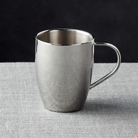 Insulated Stainless Steel Coffee Mug Reviews Crate And Barrel