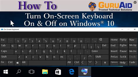 Quickbooks creates a rule for every transaction and makes a ton of mistakes and just need it off. How to Turn On Screen Keyboard On & Off on Windows® 10 ...