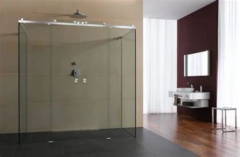 sliding shower enclosure partition for bathroom at rs 15000 square feet in new delhi