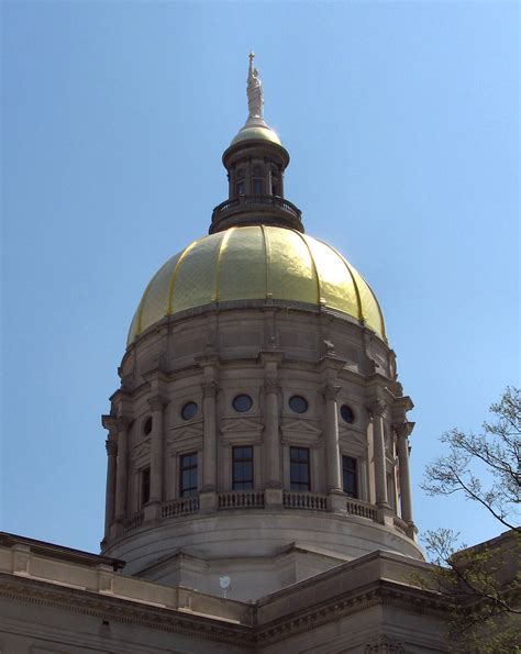 Georgia State Capitol Free Stock Photo The Dome Of The Georgia