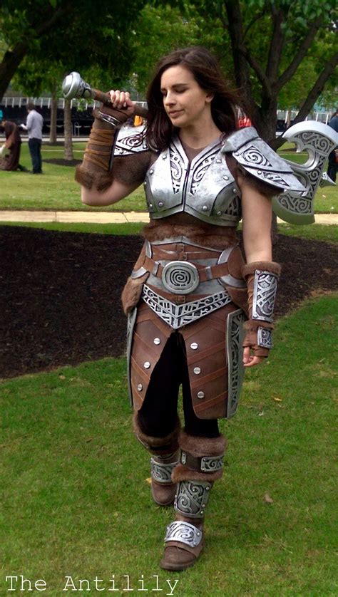 Skyrim Steel Armour TheAnti Lily Female Armor Costume Cosplay LARP Armor Clothes Clothing