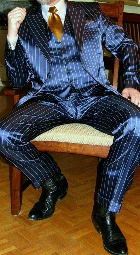 Suited Daddy Bulge Grandpa Suitedstyles Leatherdaddy Satin