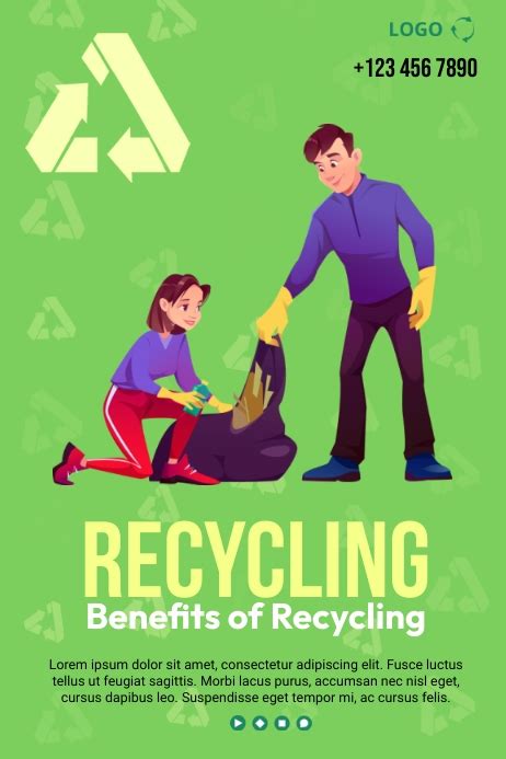 Benefits Of Recycling Template Postermywall
