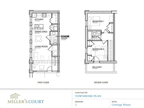 All floor plans are designed with you in mind. 20 Harmonious Two Story Townhouse Floor Plans - House Plans