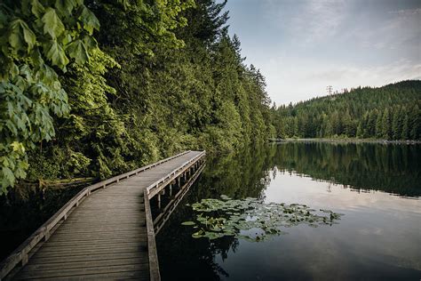Sasamat Lake In Port Moody British Columbia Canada Photograph By