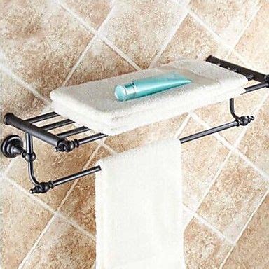 Augienb bathroom shelve 3 shelf bathroom space saver over the toilet rack bathroom corner stand storage organizer rack. $205.49 Oil Rubbed Bronze Bathroom Shelf With Towel Bar ...