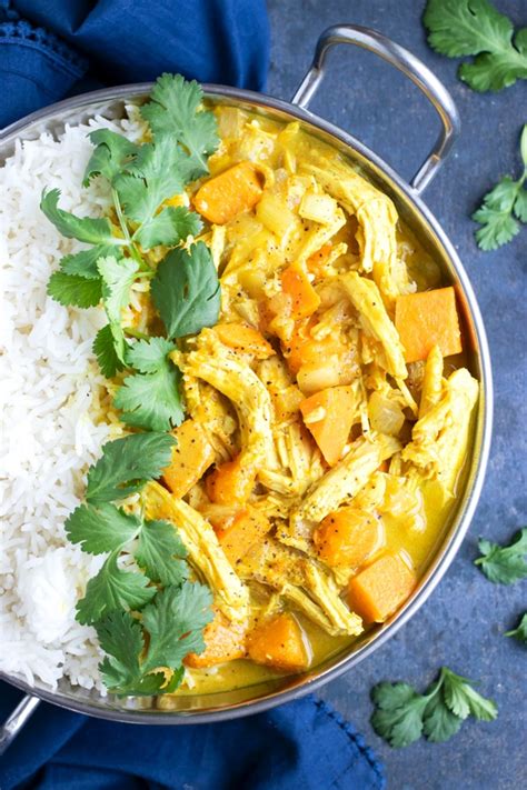 You can add everything to your slow cooker and come home to your house smelling of curry and a delicious. Slow Cooker Chicken Curry with Coconut Milk - Evolving Table