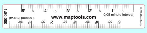 Maptools Product 180000 Scale Nautical Map Ruler