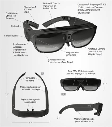 Odg System Products R 7 Smartglasses Smart Glasses Wearable