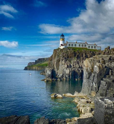 Since then the internal light system has been updated to an automated system that no longer requires daily maintenance. Neist Point Lighthouse, Isle of Skye, Scotland. | Isle of ...