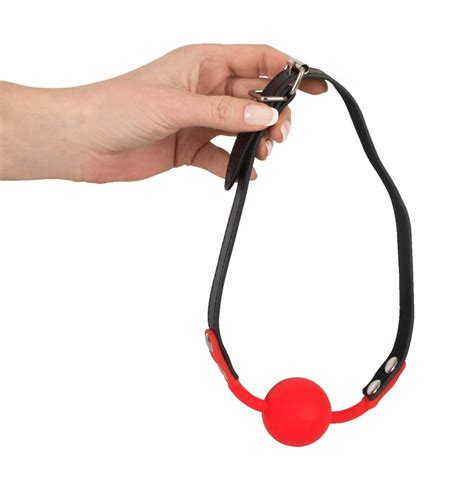 Red Silicone Gag Ball Etsy