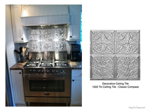 Stainless steel backsplash diy uk33 roccommunity. Stainless Steel Stove + Fabulous Tin Backsplash ...