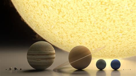 This Is A Size Comparison Of The Planets In Our Solar System Thats