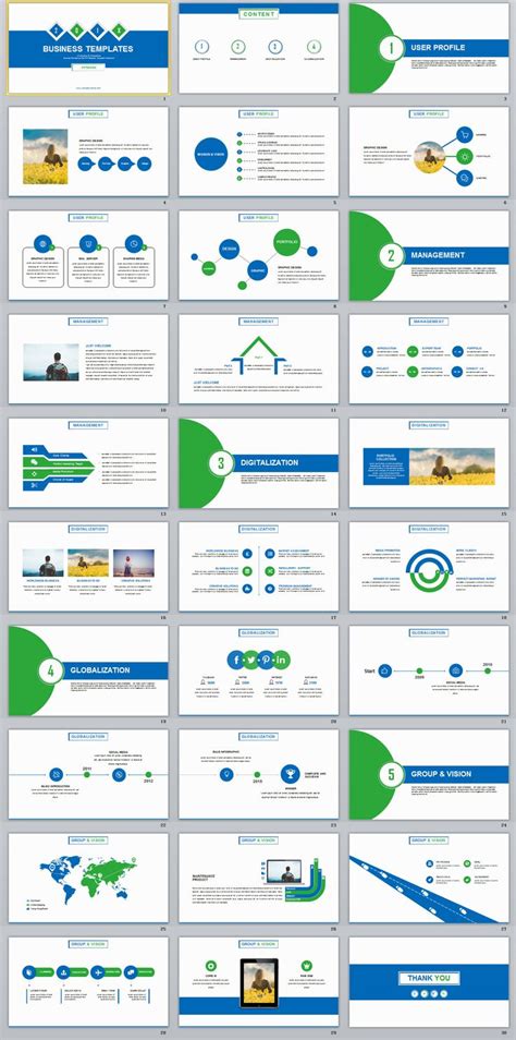 Business Infographic 30 Business Annual Report Powerpoint Templates