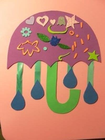 April Showers Bring May Flowers Umbrella Craft For Spring Un