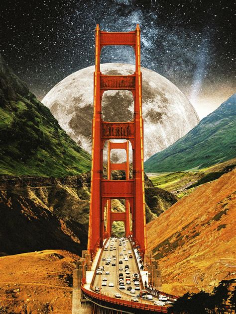 Bridge To The Future Digital Art By Tau Dal Poi