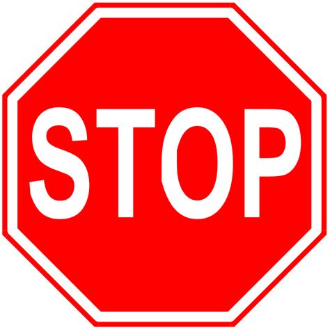 Stop Sign Clip Art Microsoft Free Clipart Images Clipartix