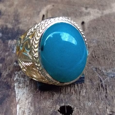 Natural Gem Silica Chrysocolla In Chalcedony Blue Color From Indonesia