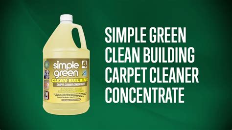 Simple Green Clean Building Carpet Cleaner Youtube