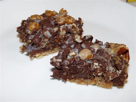 · 1 cup semisweet chocolate chips. Magic Turtle Bars | Recipe | Food, Kraft caramel bits