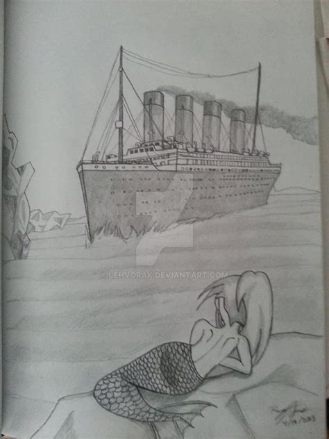 Mermaids View Of Titanic By Lehvorak On Deviantart