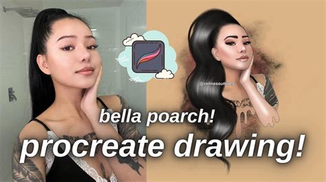 Drawing Bella Poarch On Procreate Youtube