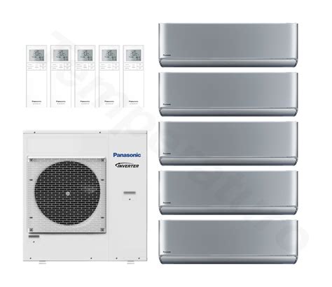Panasonic Etherea 5 Raum Multisplit Klimaanlage 2x 2 0 3 5 2x 5 0 KW A