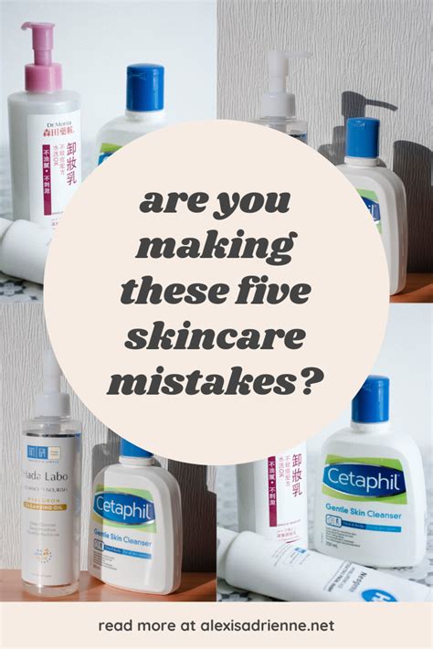 5 Mistakes You Make When You Wash Your Face Skin Care Acne Skincare