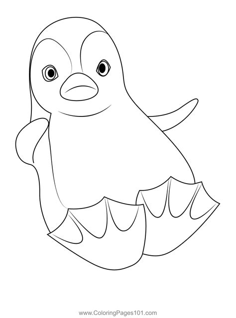 Penguin Coloring Page For Kids Free Ozie Boo Printable Coloring