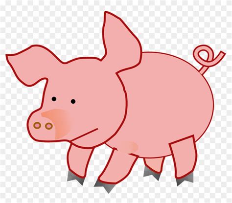 Pictures Of Pink Pigs Cute Pig Clipart Free Transparent Png Clipart