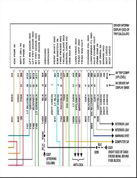 Radio wiring diagram, with amplifier (2 of 2). Pontiac Grand Prix Radio Wiring Harnes - Wiring Diagram