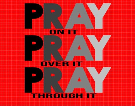 Pray On It Svg Pray Over It Through It Png Christian Svg Etsy